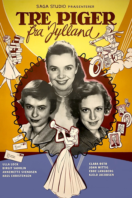 Tre piger fra Jylland official trailer poster