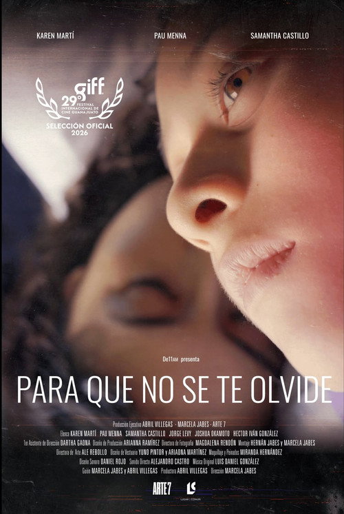 So you don't forget official trailer poster