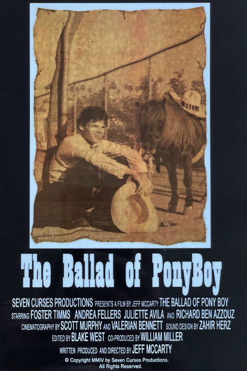The Ballad of Pony Boy official trailer poster