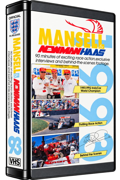 Mansell & Newman Haas 1993 official trailer poster