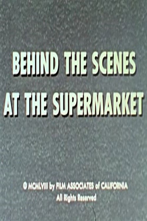 Behind The Scenes At The Supermarket official trailer poster
