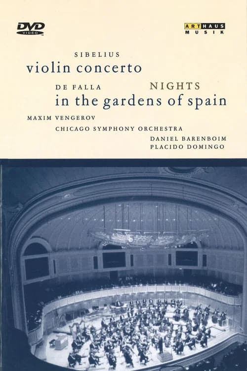 Sibelius - Violin Concerto / De Falla - Nights in the Gardens of Spain official trailer poster