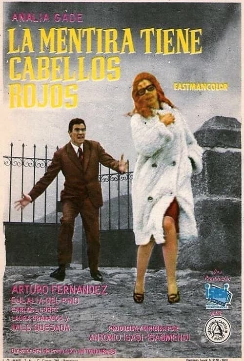 La mentira tiene cabellos rojos official trailer poster