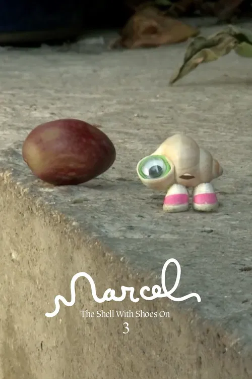 Marcel the Shell with Shoes On, Three official trailer poster