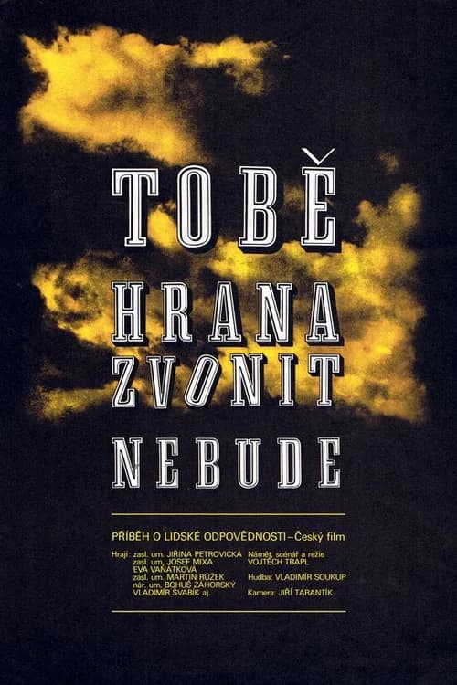 Tobě hrana zvonit nebude official trailer poster