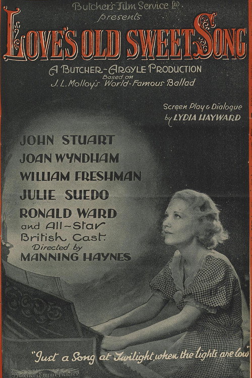 Love's Old Sweet Song official trailer poster