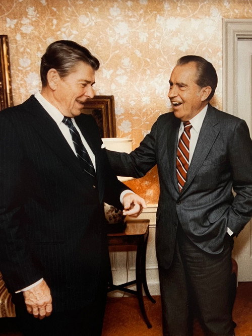 Ronald Reagan and Richard Nixon on Camera official trailer poster