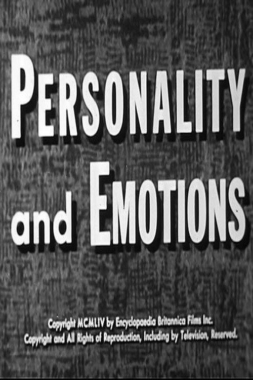 Personality And Emotions official trailer poster