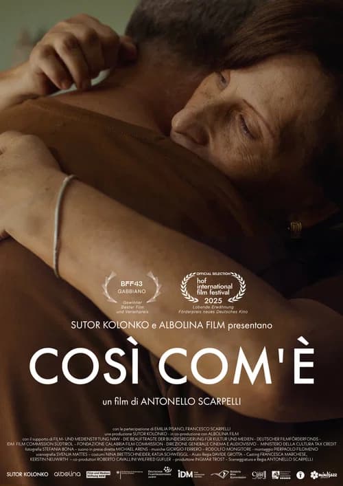 Così Com’è official trailer poster
