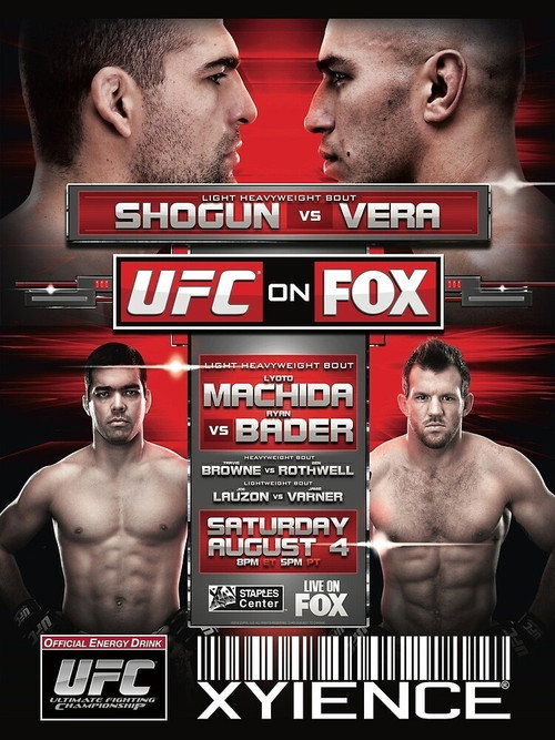 UFC on Fox 4: Shogun vs. Vera official trailer poster