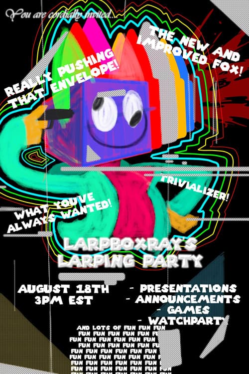 Larpboxray's Larping Party official trailer poster