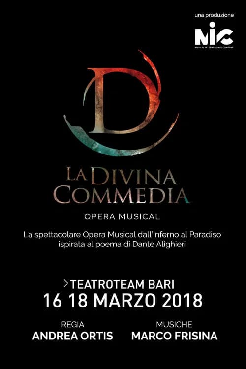 La Divina Commedia Opera Musical official trailer poster