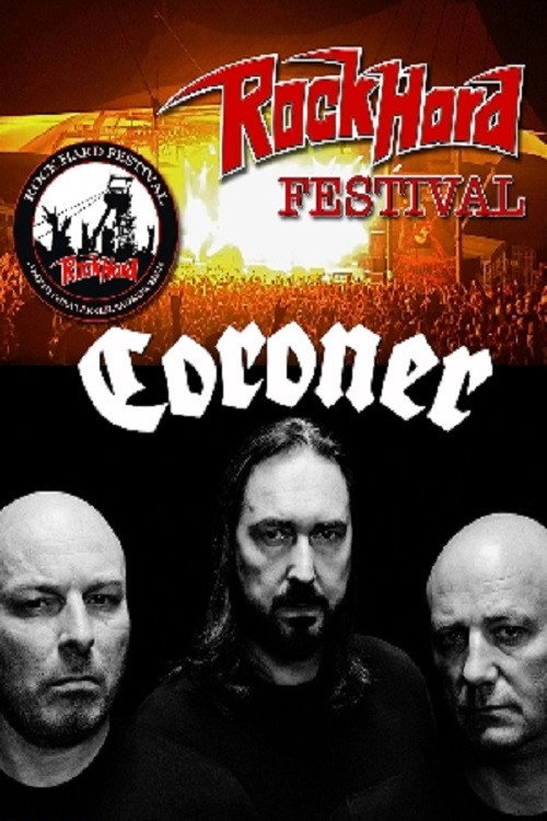 Coroner Rock Hard Festival 2018 official trailer poster