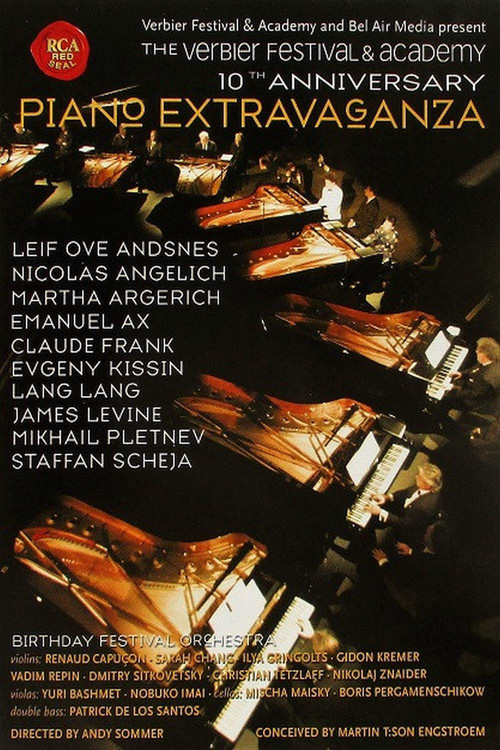 The Verbier Festival & Academy 10th Anniversary: Piano Extravaganza official trailer poster
