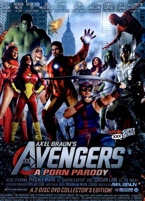 Avengers XXX: A Porn Parody official trailer poster