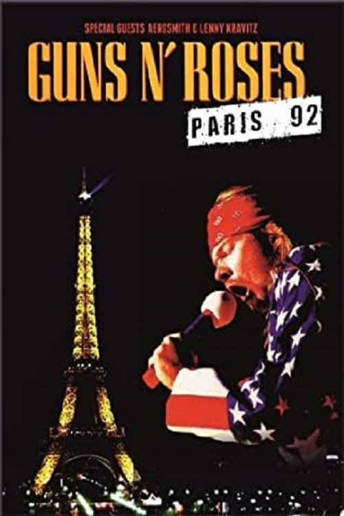 Guns N' Roses - Live in Paris official trailer poster