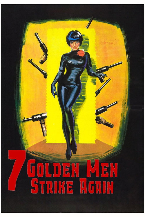 Seven Golden Men Strike Again official trailer poster