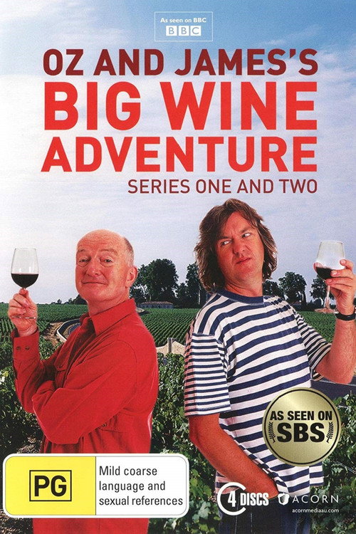 Oz & James's Big Wine Adventure official trailer poster