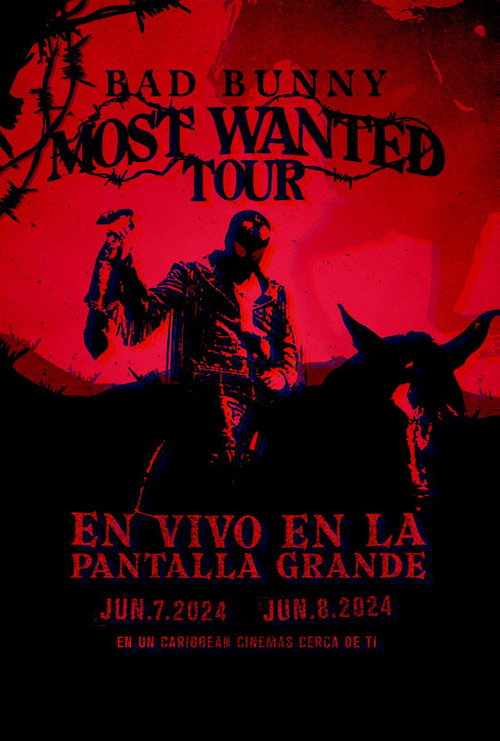 Bad Bunny: Most Wanted Tour official trailer poster