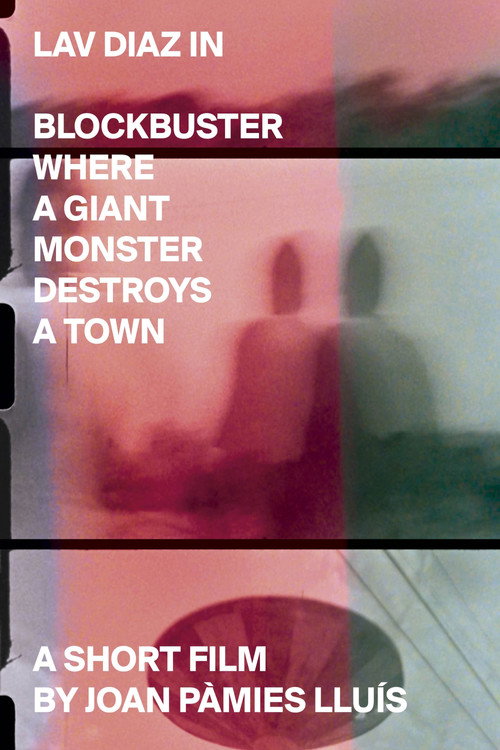 Blockbuster Where a Giant Monster Destroys a Town official trailer poster