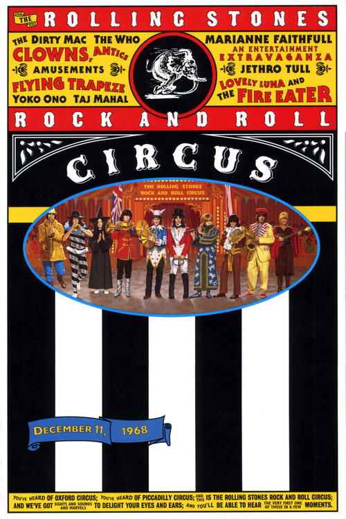 The Rolling Stones Rock and Roll Circus official trailer poster
