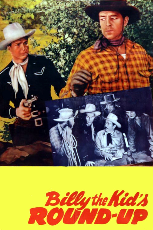Billy The Kid's Round-Up official trailer poster
