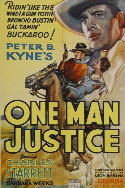 One Man Justice official trailer poster