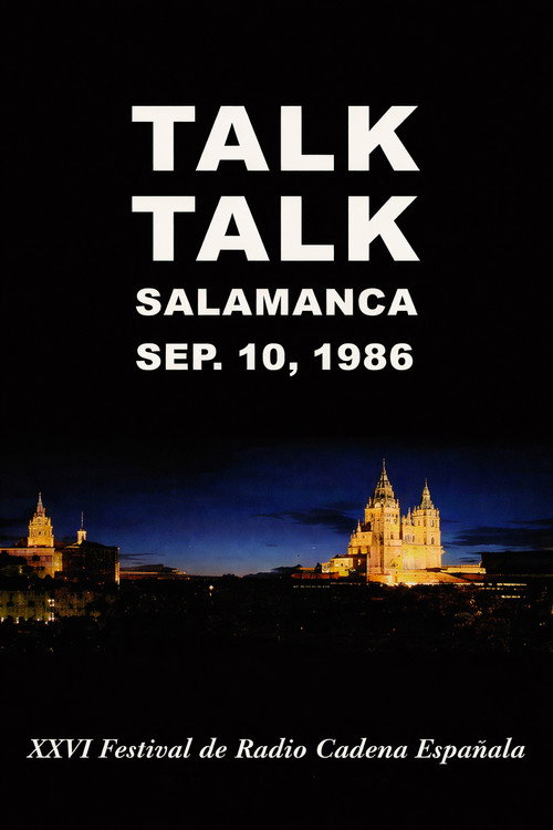 Talk Talk - Live in Salamanca, Spain 1986 official trailer poster