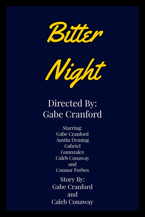 Bitter Night official trailer poster