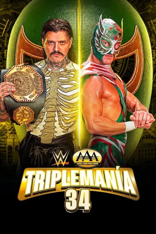 AAA Triplemanía 34 - Sunday official trailer poster