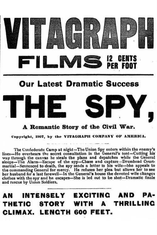 The Spy: A Romantic Story of the Civil War official trailer poster