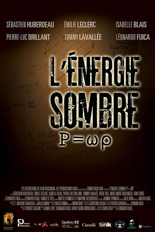 P=ωρ The Dark Energy official trailer poster