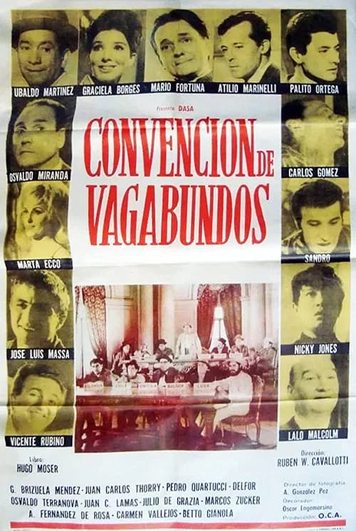 Convención de vagabundos official trailer poster