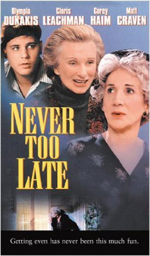 Never Too Late official trailer poster