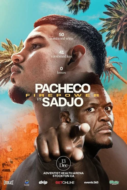 Diego Pacheco vs. Kevin Lele Sadjo official trailer poster