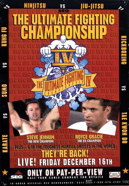 UFC 4: Revenge of the Warriors official trailer poster