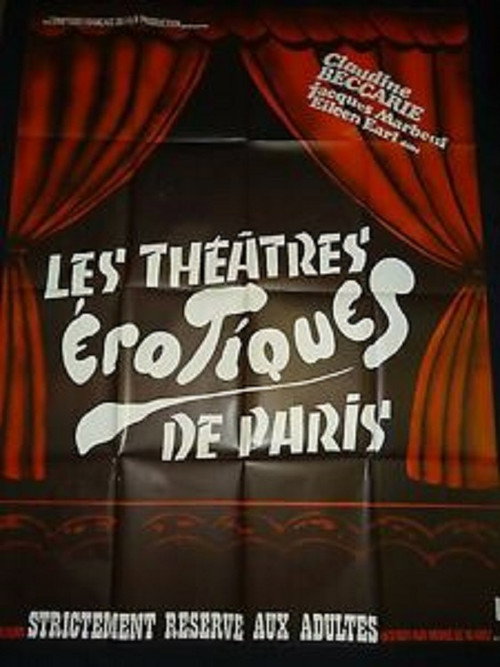 Les théâtres érotiques de Paris official trailer poster