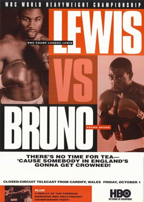Lennox Lewis vs. Frank Bruno | WBC World Heavyweight Championship official trailer poster