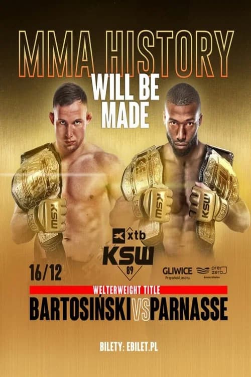 KSW 89: Bartosinski vs. Parnasse official trailer poster