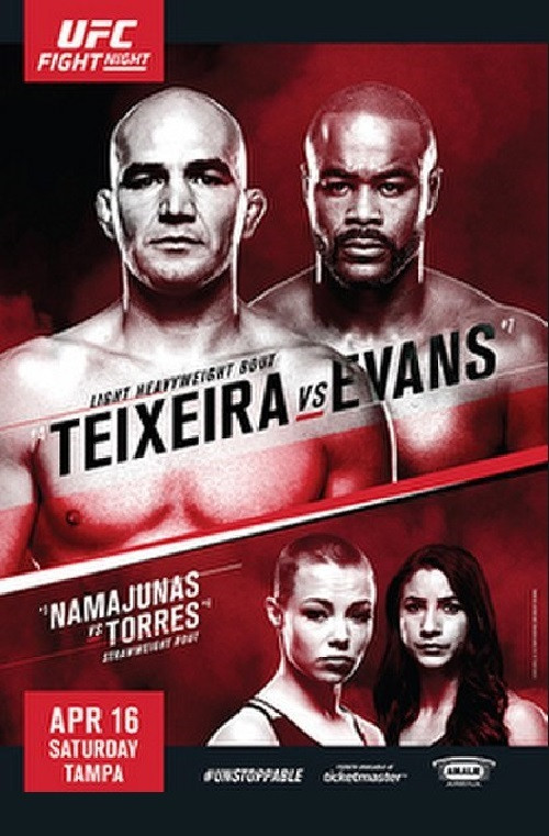 UFC on Fox 19: Teixeira vs. Evans official trailer poster