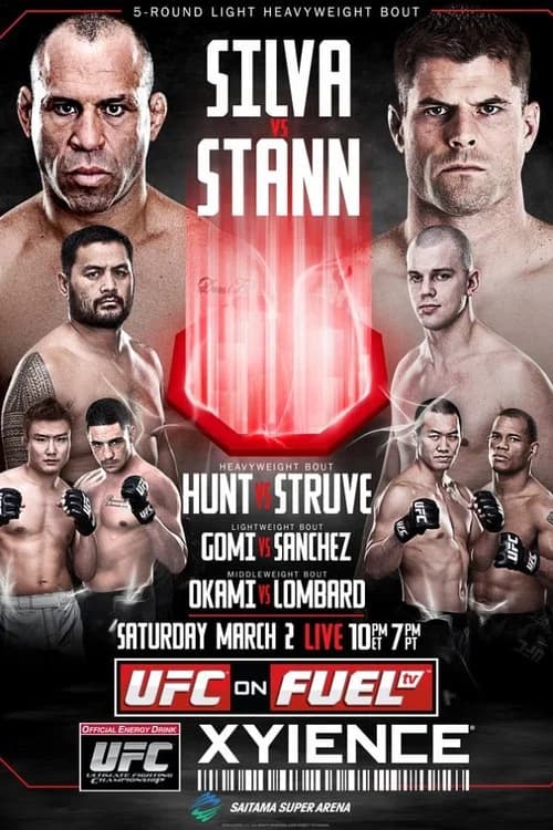 UFC on Fuel TV 8: Silva vs. Stann official trailer poster