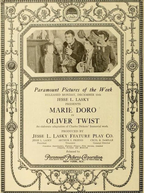 Oliver Twist official trailer poster