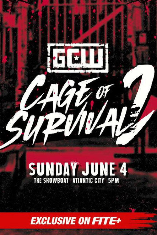 GCW Cage of Survival 2 official trailer poster