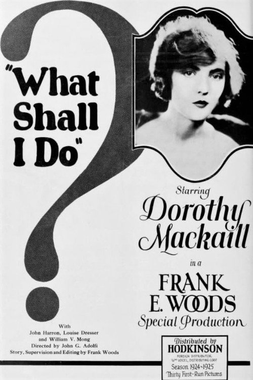 What Shall I Do? official trailer poster