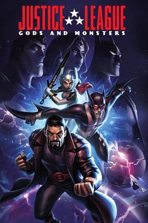 Justice League: Gods and Monsters official trailer poster