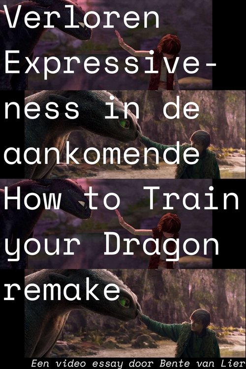 Verloren Expressiveness in de aankomende How to Train your Dragon remake official trailer poster