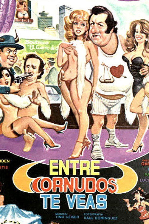 Entre cornudos te veas official trailer poster