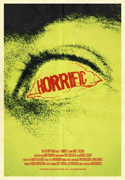 Horrific official trailer poster