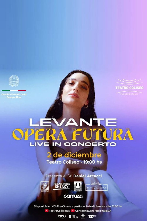 Levante: Opera Futura - Live In Concert official trailer poster