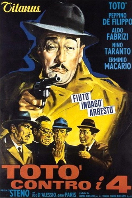 Totò vs the Four official trailer poster